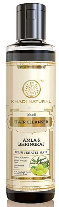 Best Khadi shampoo for dry and frizzy hair in india